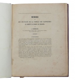 Mémoire sur les crustacés de la famille des cloportides qui habitent les environs de Strasbourg.