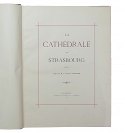 La cathédrale de Strasbourg.