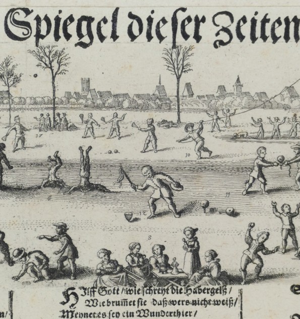 [Affiche - Placard] Kinder-Spiel oder Spiegel dieser Zeiten.