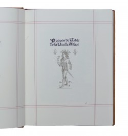 Les propos de table de la Vieille Alsace.
