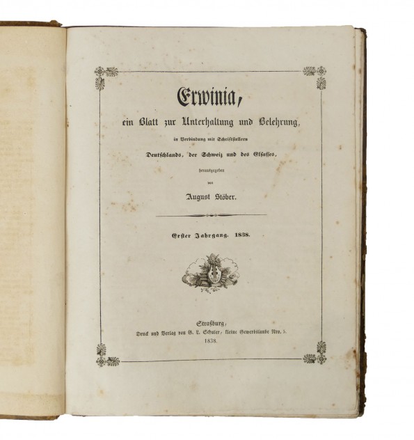 Erwinia, ein Blatt zur Unterhaltung und Belehrung. Erwinia, ein Blatt zur Unterhaltung und Belehrung.