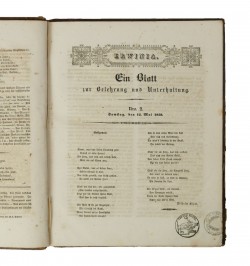 Erwinia, ein Blatt zur Unterhaltung und Belehrung.