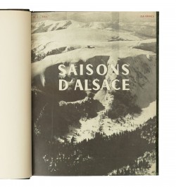 Saisons d'Alsace Année 1951. Réunion des 4 revues.