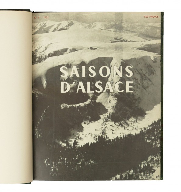 Saisons d'Alsace Année 1951. Réunion des 4 revues. Saisons d'Alsace Année 1951. Réunion des 4 revues.