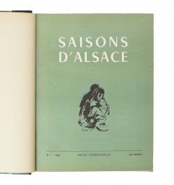 Saisons d'Alsace Année 1950. Réunion des 4 revues.
