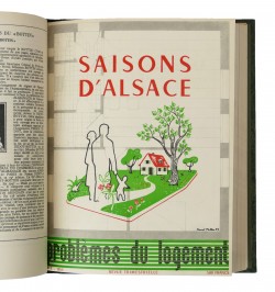 Saisons d'Alsace Année 1953. Réunion des 4 revues.