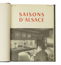 Saisons d'Alsace Année 1954. Réunion des 4 revues.
