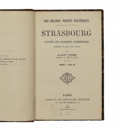 Les Grands Procès Politiques - Strasbourg.