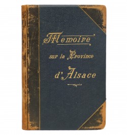 [Manuscrit] Mémoire sur la province d'Alsace, année 1718.