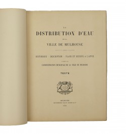 La distribution d'eau de la Ville de Muhouse.