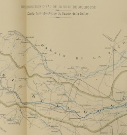 La distribution d'eau de la Ville de Muhouse.