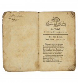Der patriotische Elsasser, eine Wochenschrift zum Unterricht und Zeitvertreib.