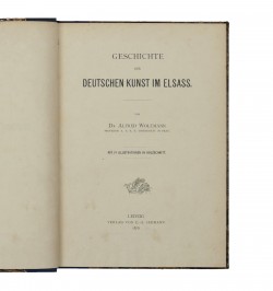 Geschichte der deutschen Kunst im Elsass.