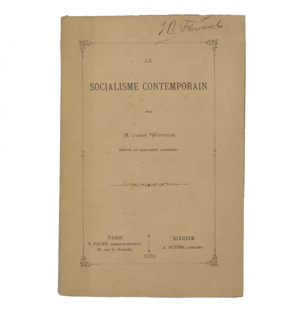 Le socialisme contemporain. Le socialisme contemporain.