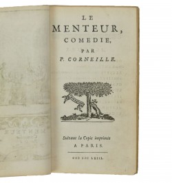 Le Menteur. Comédie.