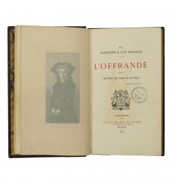 L'offrande - Aux alsaciens & aux Lorrains.
