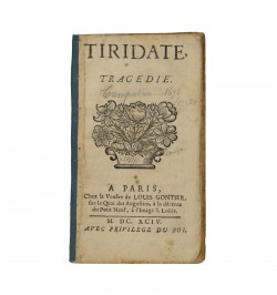 Tiridate. Tragédie.