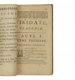 Tiridate. Tragédie.