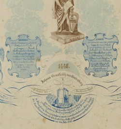 Souvenir de l'invention de l'imprimerie & en l'honneur de Gutenberg.