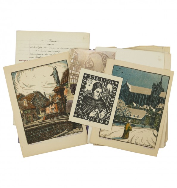[Ensemble] Artistes d'Alsace par Louis Kübler.