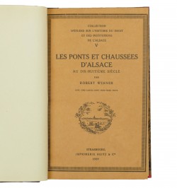 Les ponts et chaussées d'Alsace : au dix-huitième siècle.