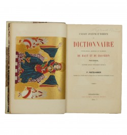 L'Alsace ancienne et moderne ou dictionnaire topographique, historique et statistique du Haut et du Bas-Rhin.
