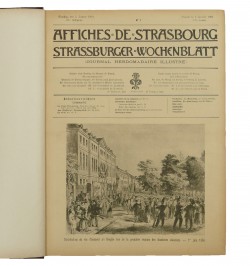 [Journal] Affiches de Strasbourg - Strassburger Wochenblatt - Année 1903.