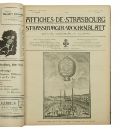 [Journal] Affiches de Strasbourg - Strassburger Wochenblatt - Année 1903.