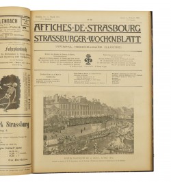 [Journal] Affiches de Strasbourg - Strassburger Wochenblatt - Année 1903.