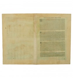 Vues des villes de Wissembourg, Rouffach, Colmar, Baden en 1572.