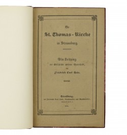 Die St. Thomas-Kirche in Strassburg.