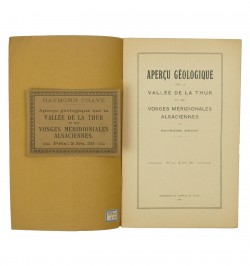 Aperçu géologique sur la Vallée de la Thur et les Vosges méridionales alsaciennes.
