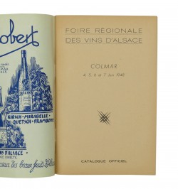 Foire régionale des vins d'Alsace, Colmar, 4, 5, 6 et 7 juin 1948.