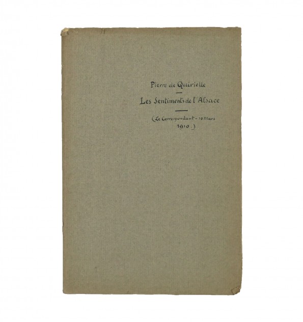 Les sentiments de l'Alsace. Les sentiments de l'Alsace.