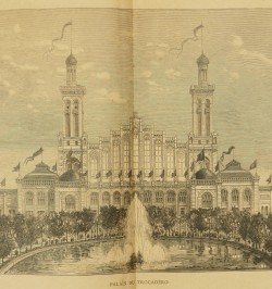Compte-rendu de la fête offerte le 24 octobre 1878 aux maçons étrangers dans la grande salle du Palais du Trocadéro.