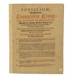 Postilion, An Alle und Jede Evangelische Koenige unnd Potentaten.