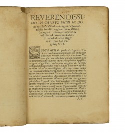 Contenta in hoc libello. Ysidorus de sectis et nominibus haereticorum.
