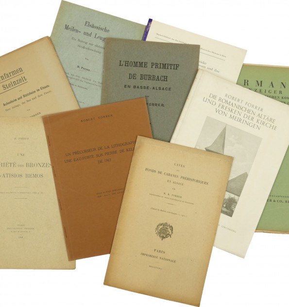 [Ensemble] Publications de l'archéologue Robert Forrer.