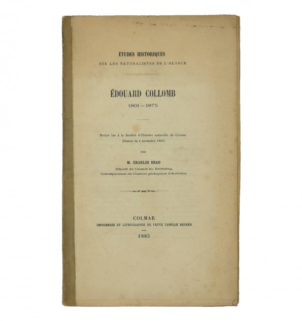 [ Histoire naturelle] Edouard Collomb 1801-1875.
