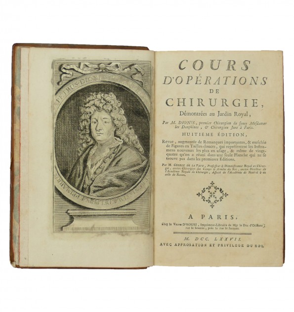 Cours d'opérations de chirurgie, démontrées au jardin royal. Cours d'opérations de chirurgie, démontrées au jardin royal.