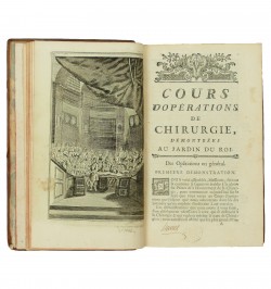 Cours d'opérations de chirurgie, démontrées au jardin royal.
