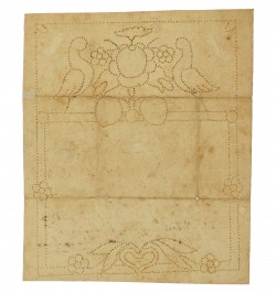 Souhaits de baptême. Schillersdorf 1830.