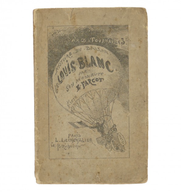 Voyage du ballon le Louis-Blanc. Voyage du ballon le Louis-Blanc.