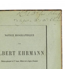 Notice biographique sur Albert Ehrmann.