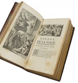 Eloge de la folie, traduit du latin d'Erasme.