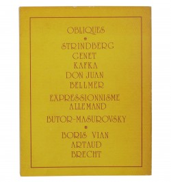 [Revue] Obliques n°8-9. Boris Vian de A à Z.
