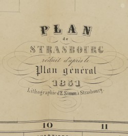 Nouveau plan de Strasbourg,