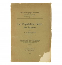 La population juive en Alsace.