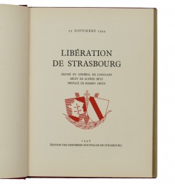 Libération de Strasbourg, 23 novembre 1944 : exposé du Général de Langlade.