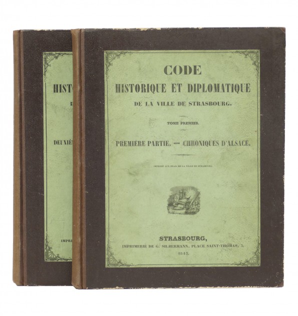 Code historique et diplomatique de la ville de Strasbourg. Code historique et diplomatique de la ville de Strasbourg.